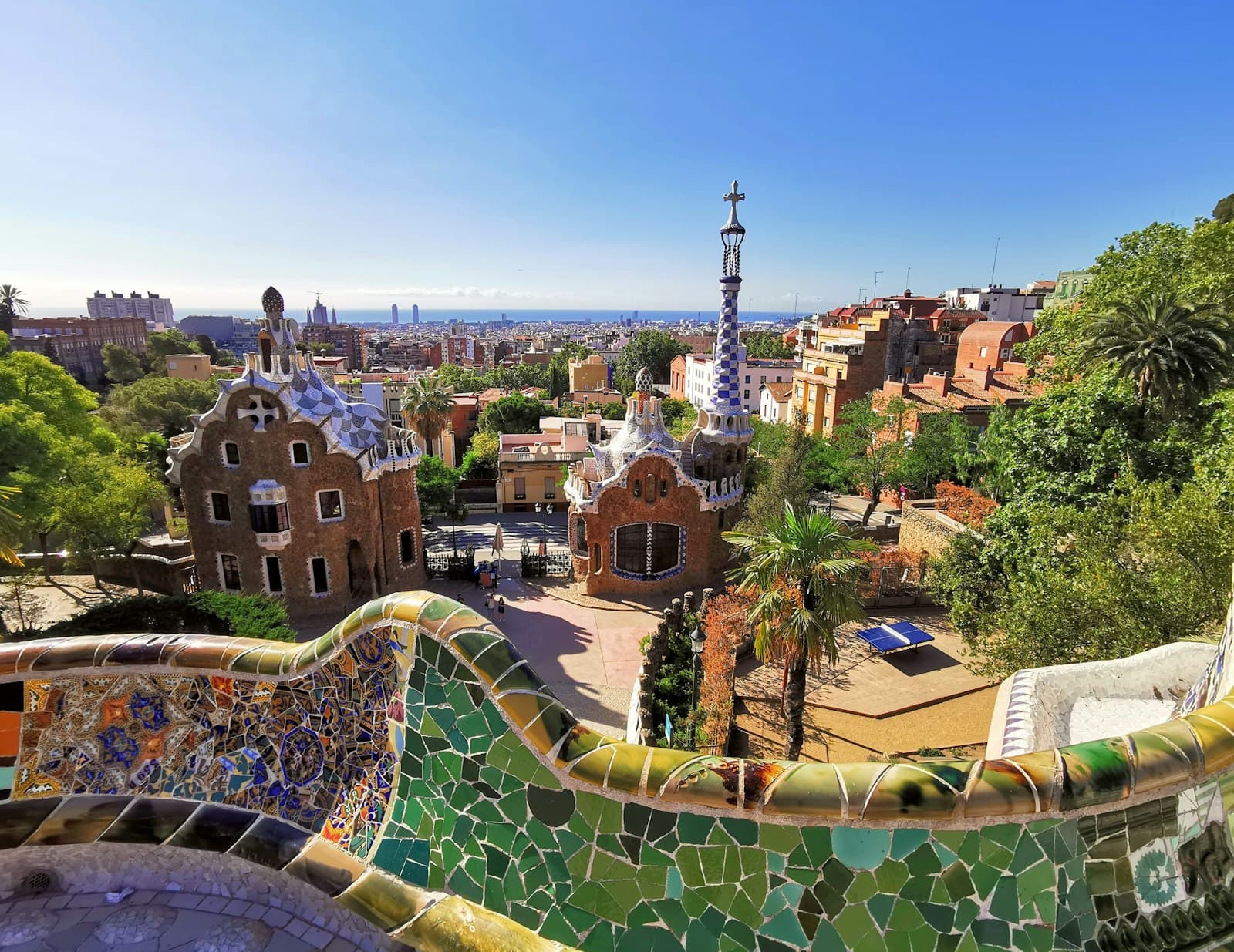 Barcelona — aerial view of city buildings during daytime