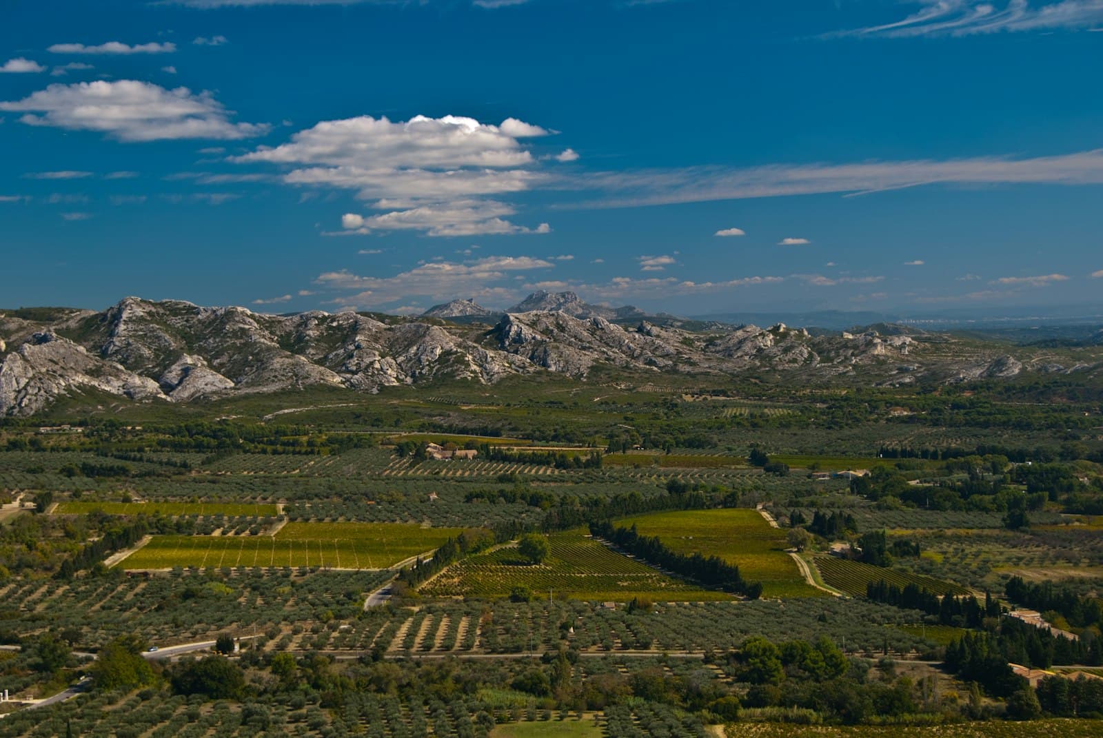 Les Baux-de-Provence — green grass field under blue sky during daytime